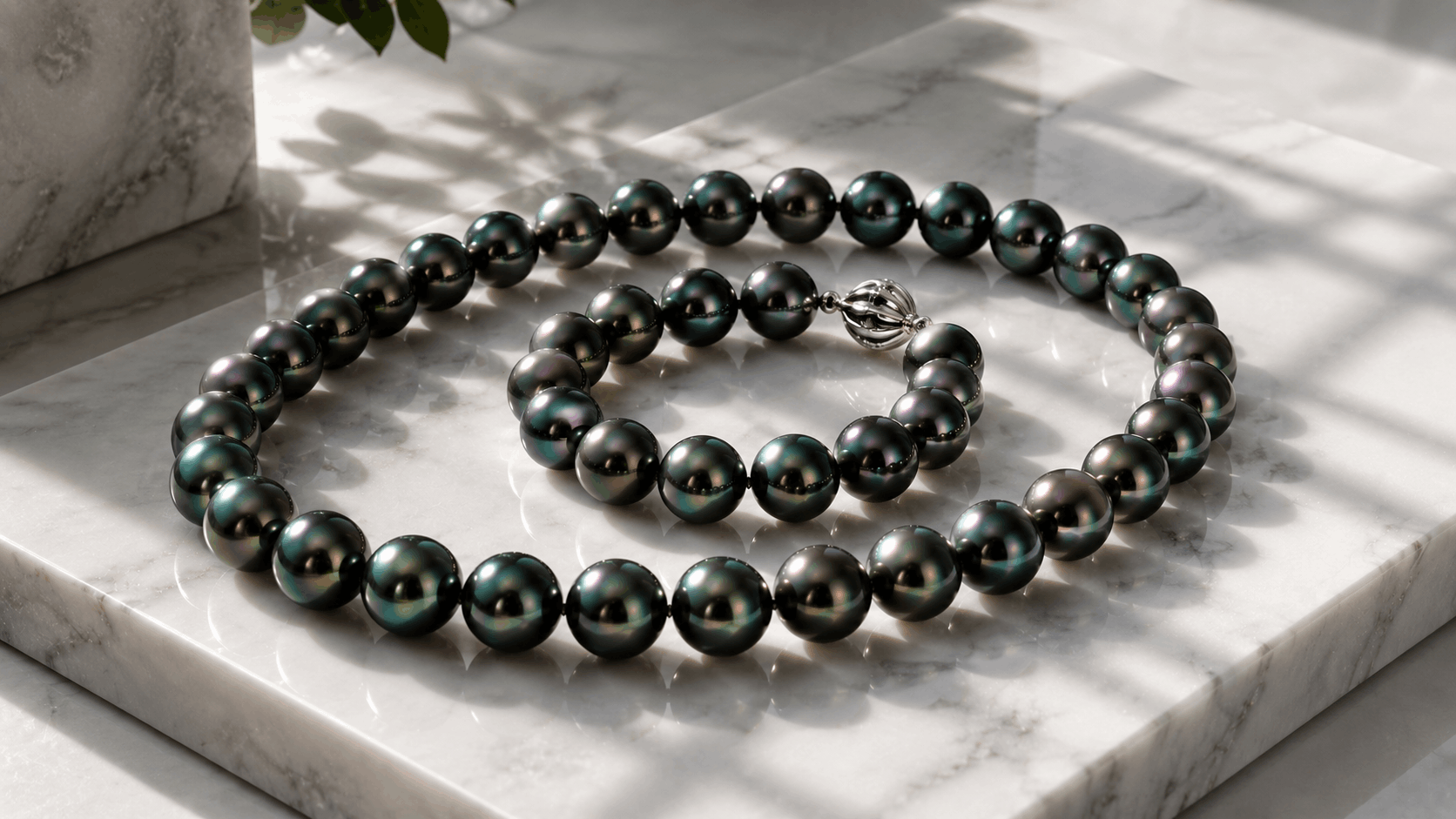 02. Black Pearls Necklace — The Statement Piece